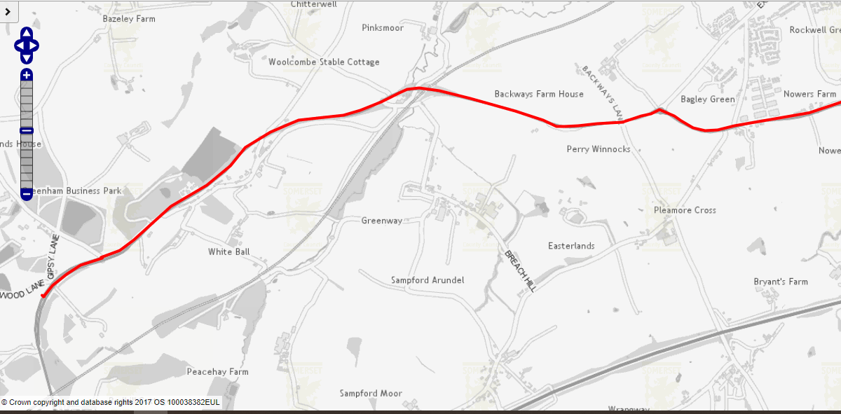 Plans for average speed cameras on A38 near Wellington wellington